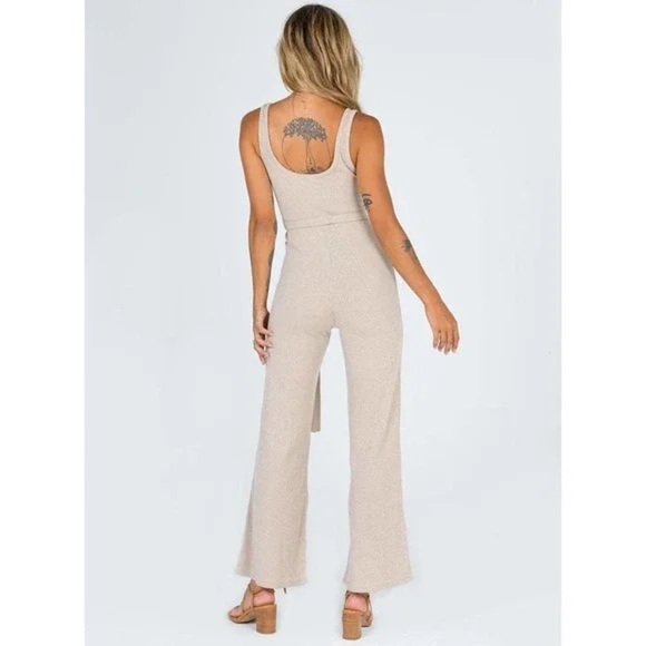 Princess Polly Callie Ribbed Jumpsuit - Picture 2 of 6